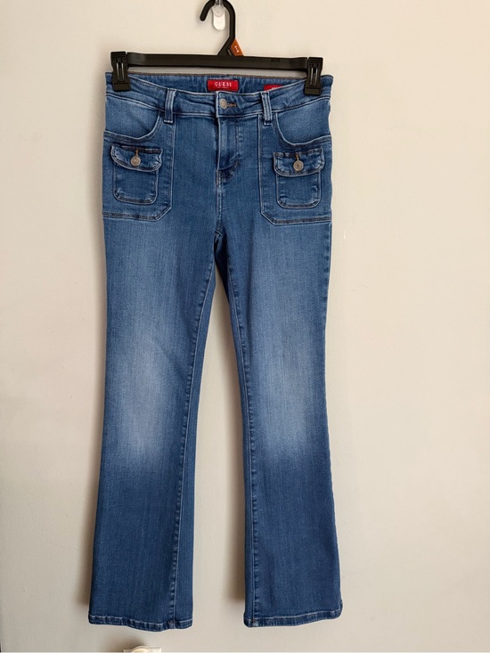 Guess Denim - Guess Women’s Mid Rise Bootcut Stretch Jeans Blue Size 27 Waist